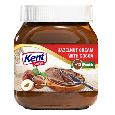 Kent Boringer Hazelnut Cream with Cocoa (13% Hazelnut) 700gm Turkey