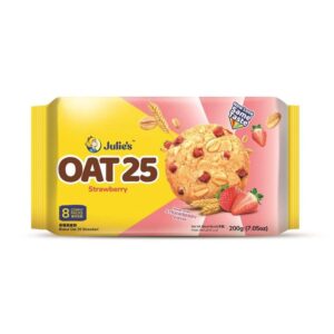 Julie's Oat 25 Strawberry cookies 200gm (Malaysia)