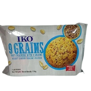 IKO 9 Grains Oatmeal Crackers (178 gm) - Malaysia