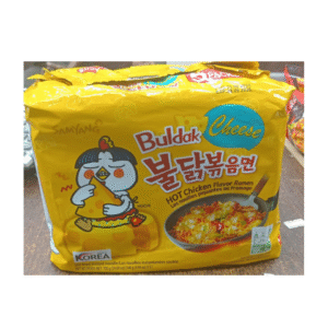 Samyang Buldak Cheese Hot Chicken Flavor Ramen - 700g Family Pack (5 Pkts)