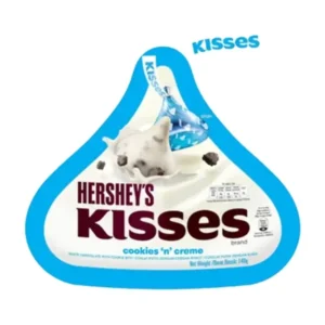 Hersheys kisses cookies n creme weight 146g (Malaysia)