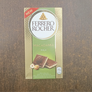 Ferrero Rocher Macadamia Milk Chocolate Bar, 90gm (Italy)