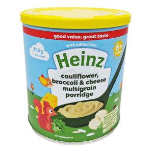 Heinz Cauliflower, Broccoli & Cheese Multigrain Porridge 200gm