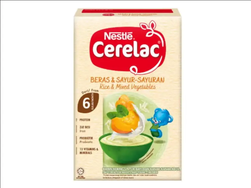 Cerelac Rice & Mixed Vegetables (250gm)