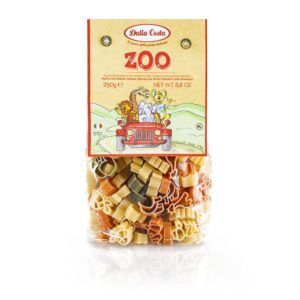 Dalla Costa Zoo Pasta – Tomato & Spinach (250g)