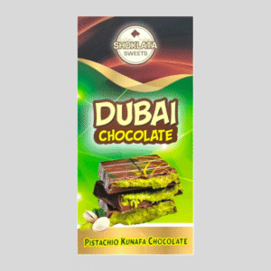 Shoklata Sweets Dubai Chocolate (Kunafa & Pistachio) 100gm